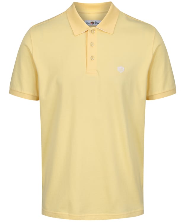 Men's Alan Paine Falmouth Pique Polo Shirt - Lemon