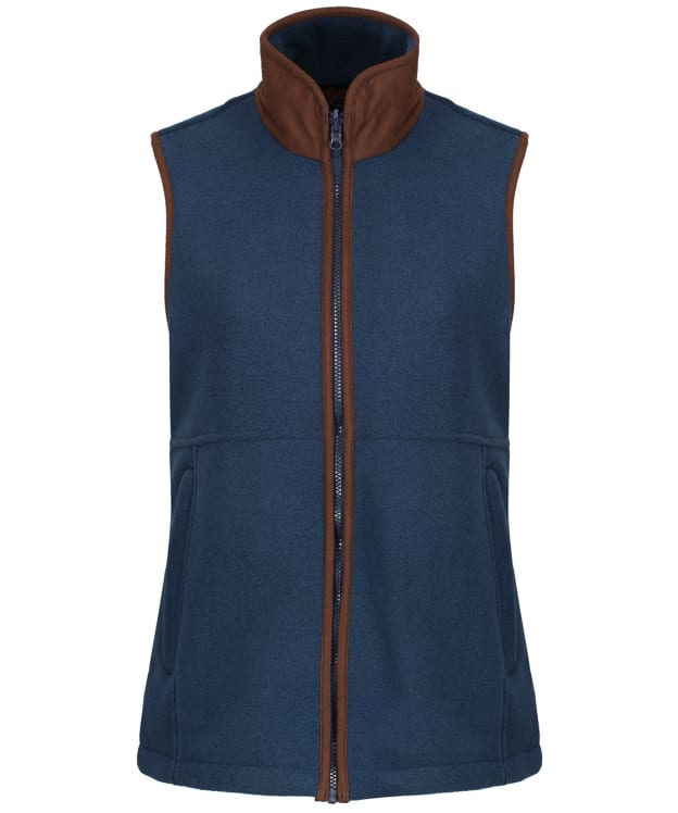 Women's Alan Paine Aylsham Fleece Gilet - Blue Steel