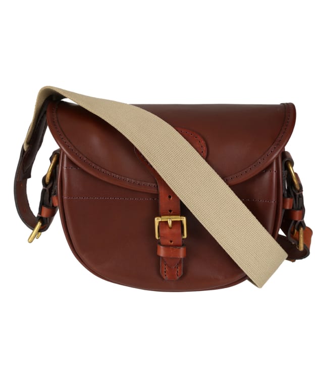 Alan Paine Leather Cartridge Bag - Brown