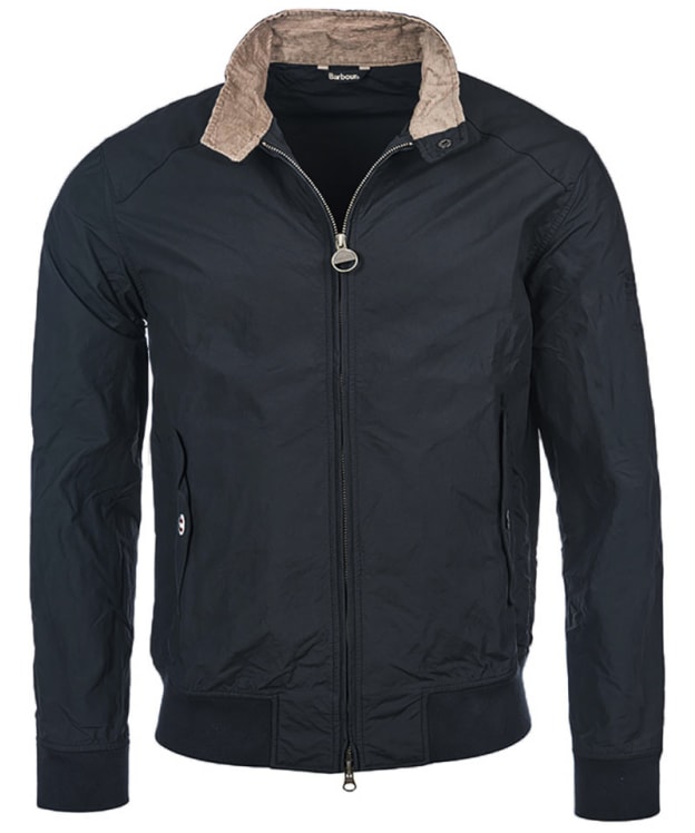 Men's Barbour International Steve McQueen Rectifier Harrington Casual Jacket - Navy