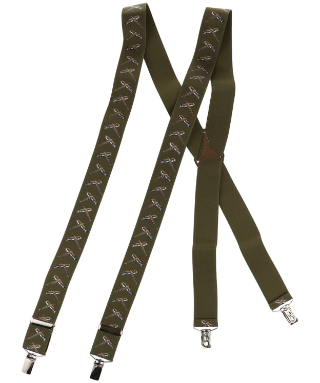 Men's Soprano Flying Pheasant Braces - Green