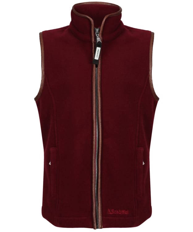 Girl's Schoffel Little Lyndon Fleece Gilet, 5-14yrs - Ruby
