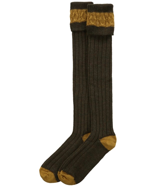 Pennine Byron Wool Rich Shooting Socks - Greenacre