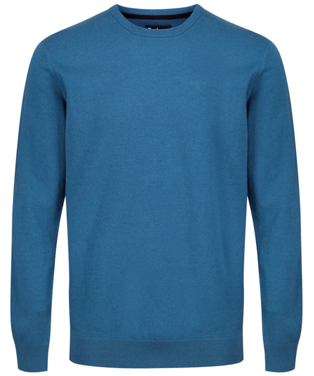 Men's Barbour Tisbury Crew Neck Sweater - Blue Steel