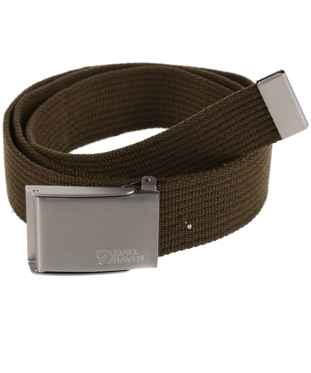 Men's Fjallraven Canvas Belt - Dark Olive