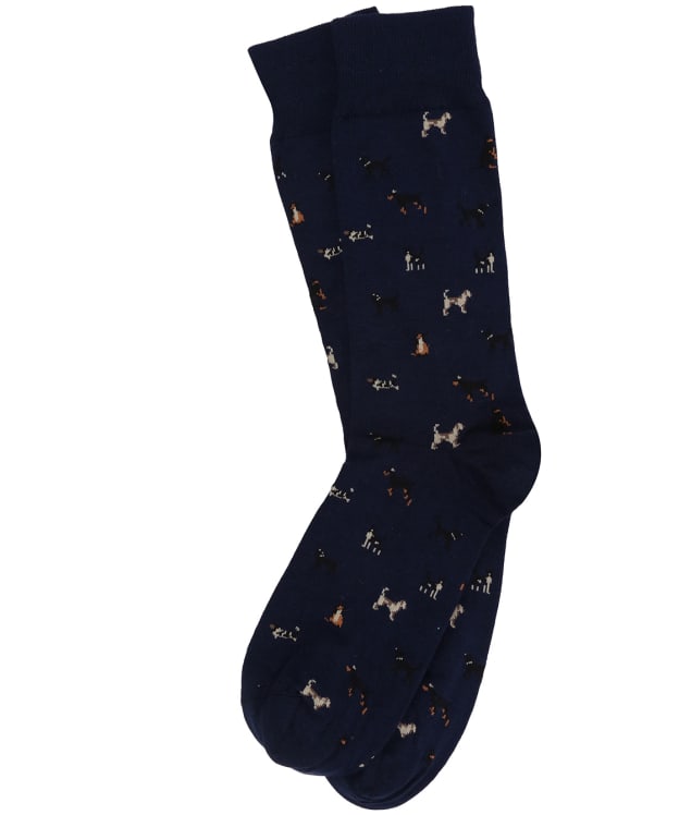 Men's Barbour Mavin Socks - Mid Blue / Dog