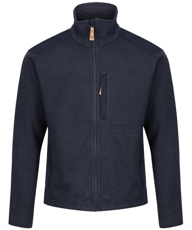 Men's Fjallraven Buck Full Zip Fleece - Dark Navy
