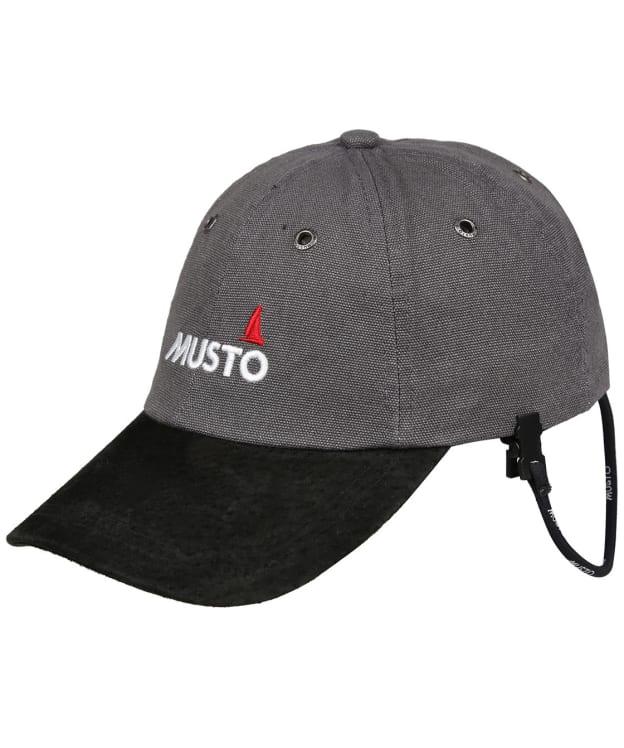 Musto Evolution Original Adjustable Fit Cotton Crew Cap - Dark Grey