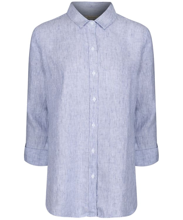 Women's Barbour Marine Shirt - Navy / White