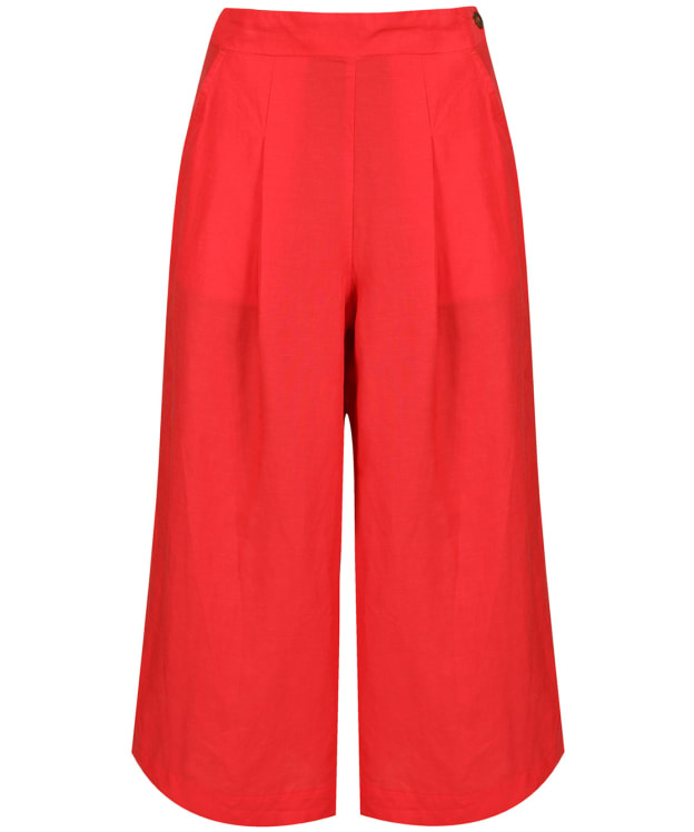 Women’s Joules Alexi Solid Fluid Culottes - Poppy