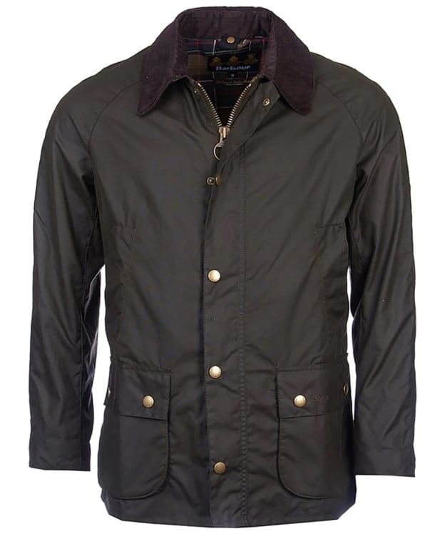 Men's Barbour Ashby Waxed Jacket - Olive