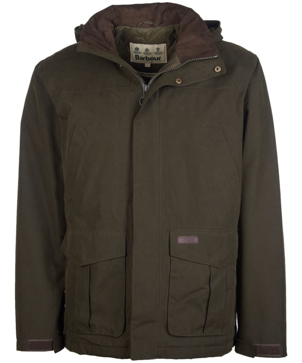 Men’s Barbour Brockstone Waterproof Jacket - Dark Olive