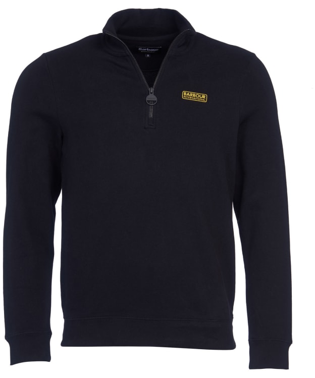Men’s Barbour International Essential Half Zip Sweater - Black