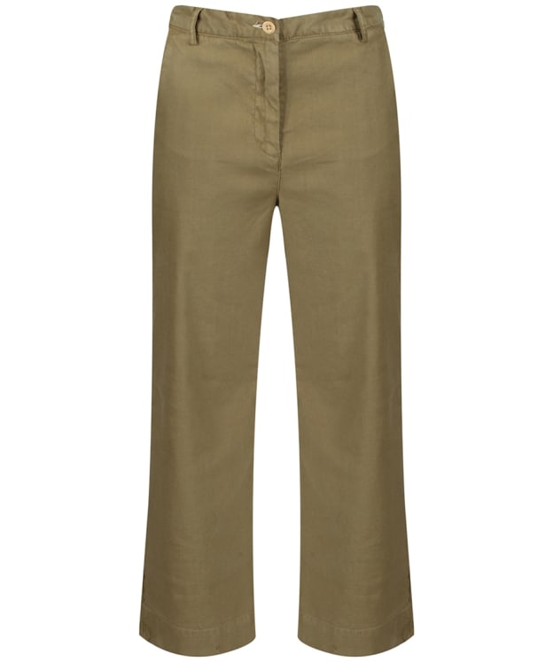 Women's GANT Summer Linen Pant - Olive