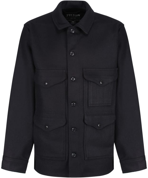 Men's Filson Mackinaw Wool Cruiser Heavyweight Jacket - Dark Navy