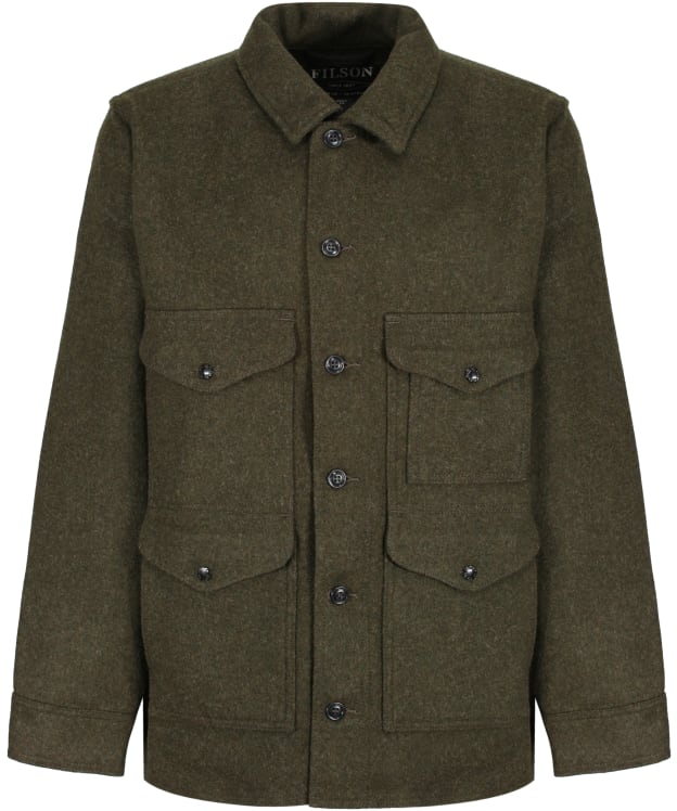Men's Filson Mackinaw Wool Cruiser Heavyweight Jacket - Forest Green