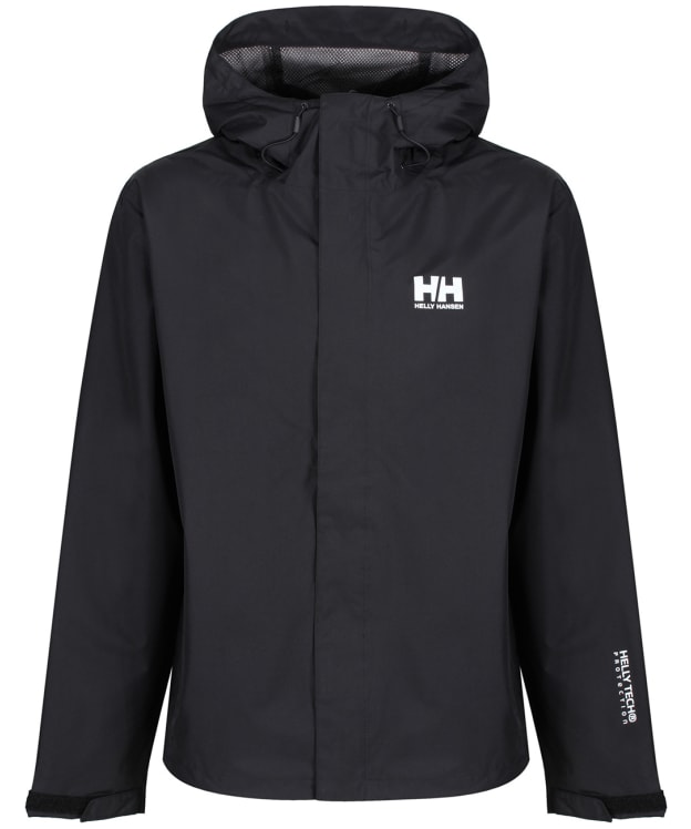 Men's Helly Hansen Seven J Waterproof Jacket - Black