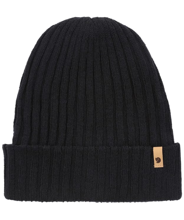 Men's Fjallraven Byron Thin Wool Hat - Black