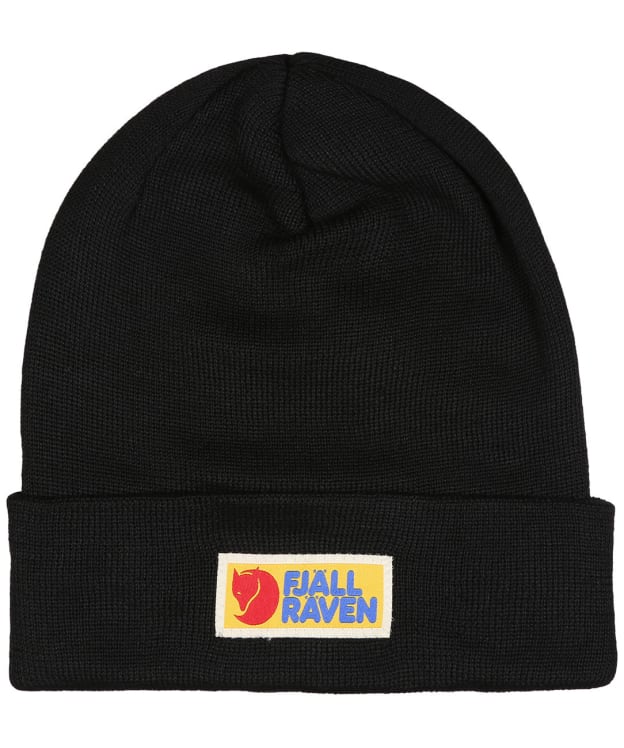Men’s Fjallraven Vardag Classic Beanie Hat - Black