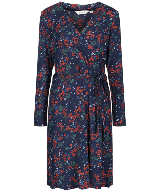 Women’s Lily & Me Winter Wrap Dress - Navy