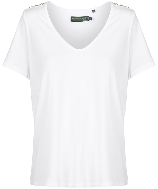 Women’s Holland Cooper V-Neck Relaxed T-Shirt - White