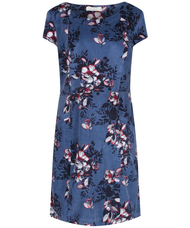 Women’s Lily & Me Short Sleeve Cord Dress - Mid Blue