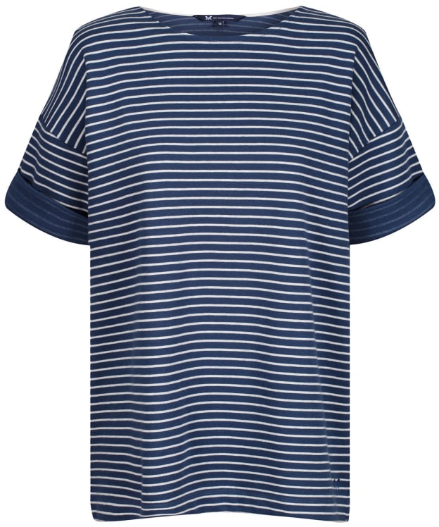 Women’s Crew Clothing Corten Top - White / Navy