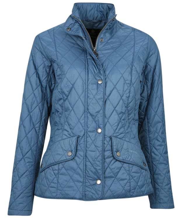 Women's Barbour Flyweight Cavalry Quilted Jacket - China Blue