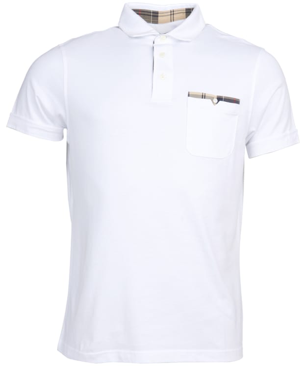 Men’s Barbour Corpatch Polo Shirt - White