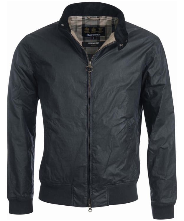 Men's Barbour Lightweight Royston Waxed Jacket - Royal Navy