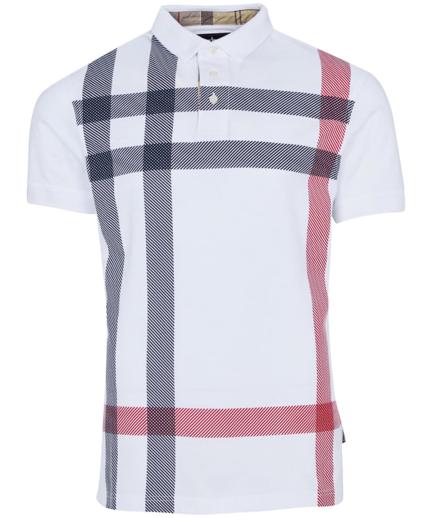 Men’s Barbour Blaine Polo Shirt - White