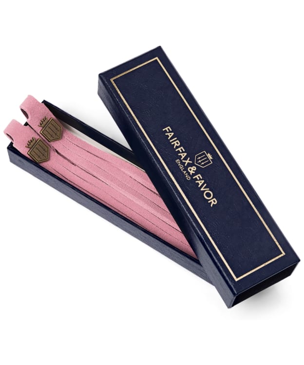 Women's Fairfax & Favor Removable Boot Tassels - Blush Pink Suede