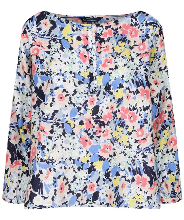 Women’s Crew Clothing Linen Blouse - Garden Print