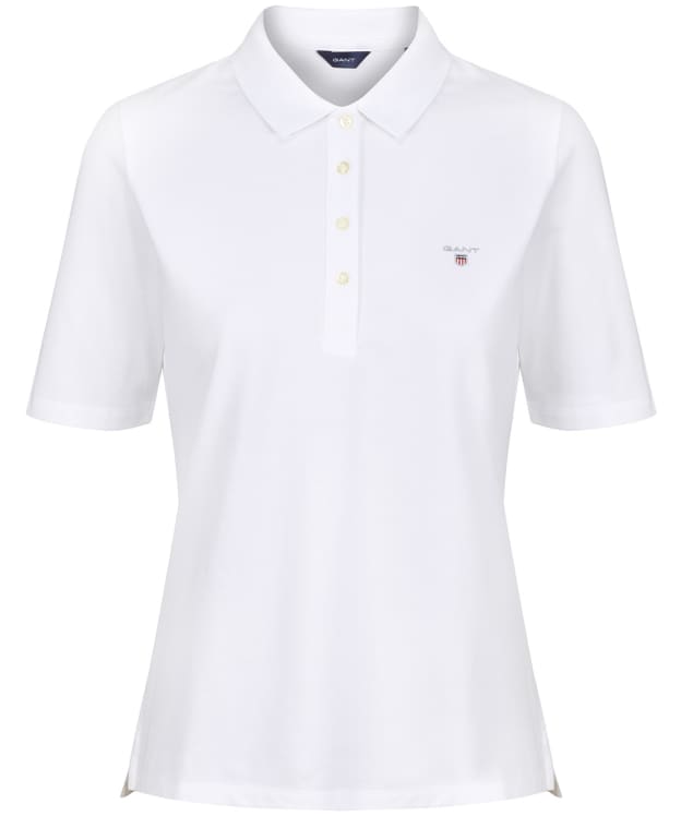 Women’s GANT Original LSS Pique Shirt - White