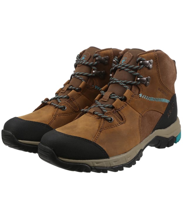 Women’s Ariat Skyline Mid H2O Waterproof Leather Boots - Distressed Brown