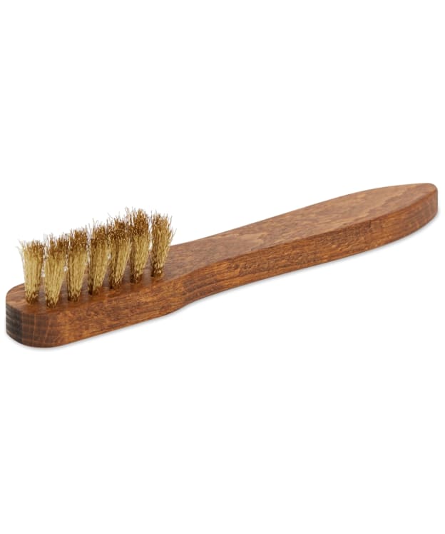 R.M. Williams Suede Brass Bristle Brush - Natural