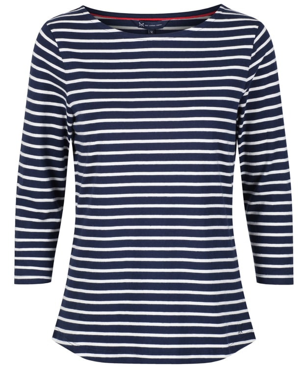 Women’s Crew Clothing Essential Breton Top - Navy / White