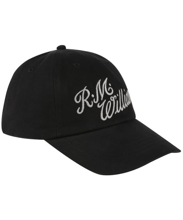 R.M. Williams Script Baseball Cap - Black Silver