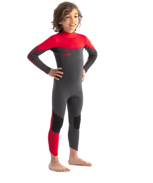 Kids Jobe Boston 3/2mm Neoprene Wetsuit - Red