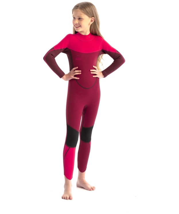 Kids Jobe Boston 3/2mm Neoprene Wetsuit - Hot Pink