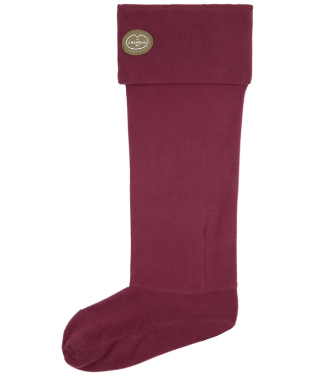Le Chameau Fleece Boot Liners - Cherry