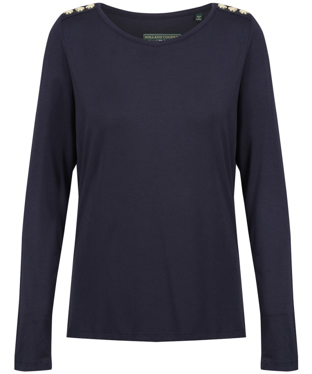 Women’s Holland Cooper Long Sleeve Crew Neck T-Shirt - Ink Navy