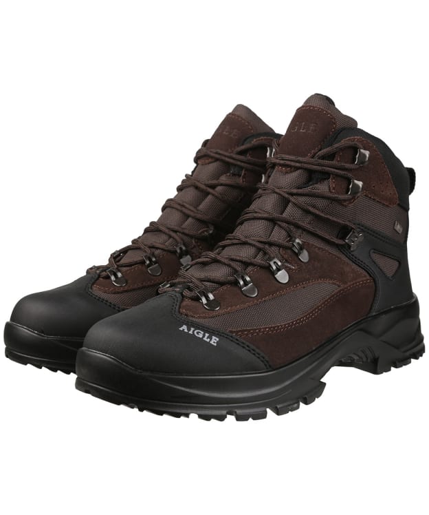 Men’s Aigle Huntshaw 2 Waterproof MTD Boots - Dark Brown