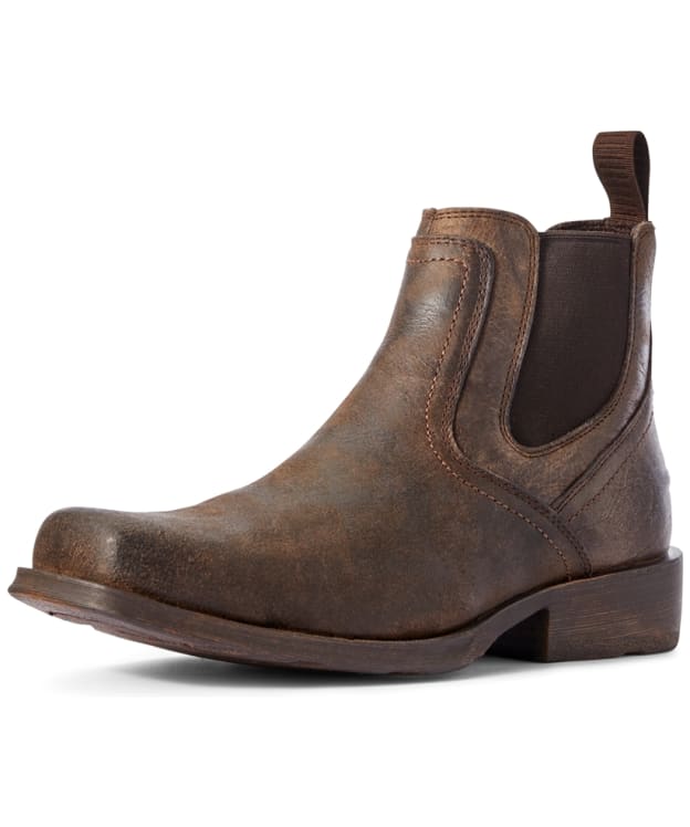 Men’s Ariat Midtown Rambler Leather Ankle Boots - Stone