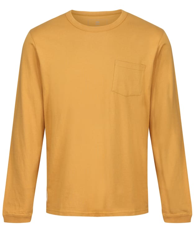Men’s Globe Every Damn Day Long Sleeve 100% Organic Cotton Tee - Honey