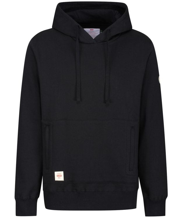 Men’s Globe Burly 100% Organic Cotton Brushed Fleece Hoodie - Black