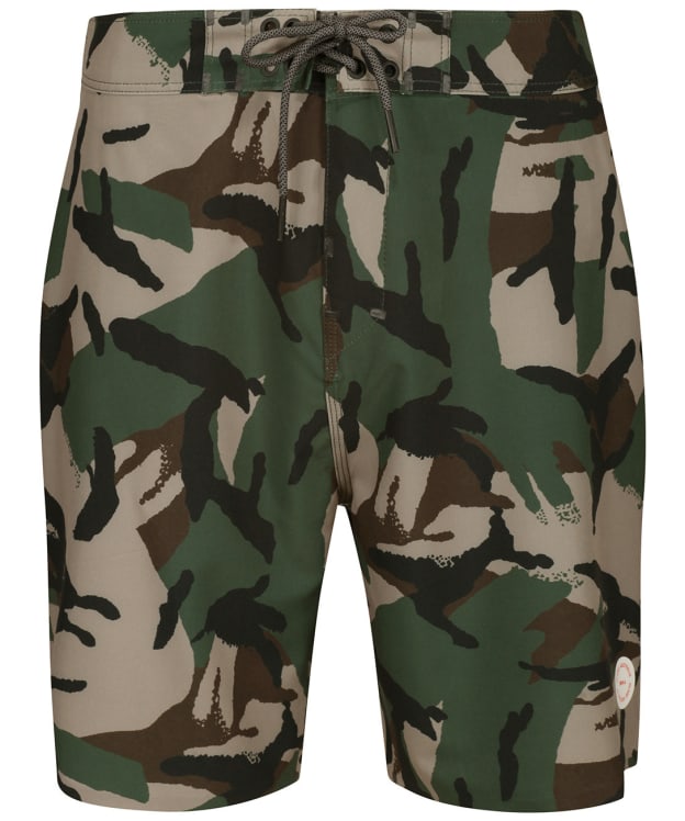 Men’s Globe Every Swell 4-Way Stretch Board Shorts - Olive Camo