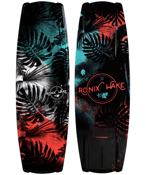 Women’s Ronix Krush Secret Flex Boat Wakeboard - Black / Mint / Coral