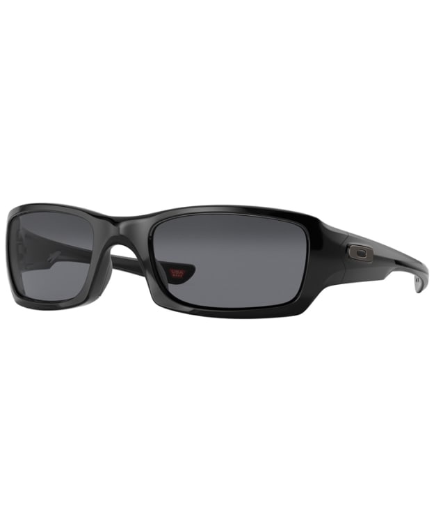 Oakley Fives Squared® Sports Sunglasses - Grey Lens - Polished Black