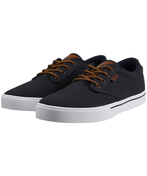 Men's Etnies Jameson 2 Eco Canvas Skate Shoes - Navy / Tan / White